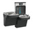 Elkay LZSTL8WSMP-PF Enhanced Filtered Bottle Filling Station and Bi-Level ADA Cooler, PFOA/PFOS Lead Reduction, Drop Down Wrapper, Refrigerated, Midnight Black