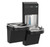 Elkay LZSTL8WSBPRO-FSR5 Pro Filtration Bottle Filling Station and Bi-Level ADA Cooler, Refrigerated, Ultra Capacity Lead + Sediment Prefilter, Black Stainless