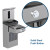 Haws 1211SV Vandal Resistant Bottle Filling Station with Single ADA Fountain, Non-Filtered, Chilled