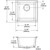 Elkay ELG1616MB0C Quartz Classic 15-3/4" x 15-3/4" x 7-11/16", Single Bowl Dual Mount Bar Sink Kit Matte Black