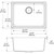 Elkay ELGU2522GT0C Quartz Classic 24-5/8" x 18-1/2" x 9-1/2", Single Bowl Undermount Sink Kit Graphite