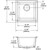 Elkay ELX1616JB0 Quartz Luxe 15-3/4" x 15-3/4" x 7-11/16", Single Bowl Dual Mount Bar Sink Jubilee