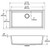 Elkay ELXRUP3620PA0 Quartz Luxe 35-7/8" x 19" x 9", Single Bowl Undermount Kitchen Sink with Perfect Drain Parchment