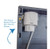 Oasis PWLEBQ GBL Essence In-Wall Contactless QUASAR Bottle Filler, Non-Filtered, Non-Refrigerated, Onyx Black, 507715