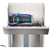 Elkay LVRCTLDWSPRO Pro Filtration Vandal Resistant Bottle Filling Station and Bi-Level ADA Cooler, Non-Refrigerated, Ultra-Capacity Filter, Stainless Steel