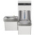 Elkay LZSTL8WSSPRO-FLP4-FSR5 Pro Filtration Vandal Resistant Bottle Filling Station and Bi-Level ADA Cooler, Refrigerated, Total PFAS Filter + Sediment Filter, Stainless Steel Gray