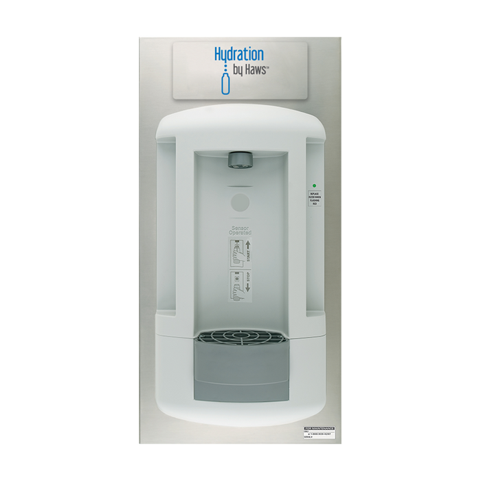 Haws 2000S Hydration By Haws bottle filling station is a recessed wall-mounted, CSA certified, touch-free, hygienic, water dispenser that allows users to enjoy the benefits of fresh, filtered water Haws 2000S Hydration By Haws bottle filling station is a recessed wall-mounted, CSA certified, touch-free, hygienic, water dispenser that allows users to enjoy the benefits of fresh, filtered water