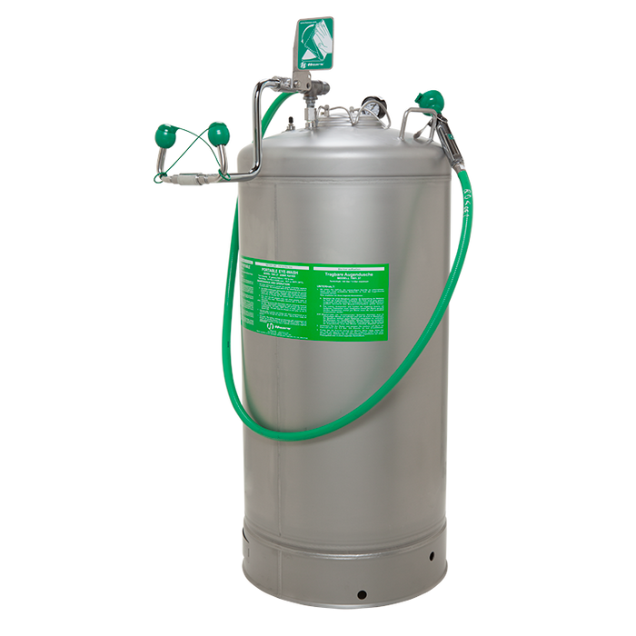 Haws 7601.37, 37-Gallon Capacity, Air Pressure Operated, Portable Eyewash and Body Spray with ASME Rated Tank, Emergency Equipment Haws 7601.37, 37-Gallon Capacity, Air Pressure Operated, Portable Eyewash and Body Spray with ASME Rated Tank, Emergency Equipment