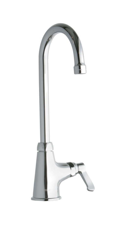 Elkay LK535GN05L2 Commercial Faucet, Classroom, Single Hole with Single Control, 5" Gooseneck Spout, 2" Lever Handle, ADA, Cold Water Elkay LK535GN05L2 Commercial Faucet, Classroom, Single Hole with Single Control, 5" Gooseneck Spout, 2" Lever Handle, ADA, Cold Water