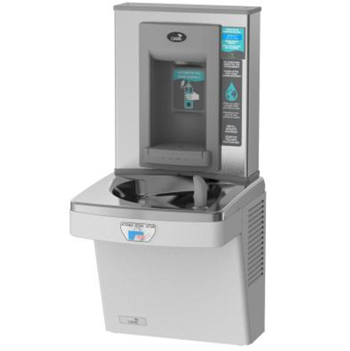 Oasis PGF8EBFT Contactless Refrigerated Drinking Fountain with Electronic Sports Bottle Filler, Sensor Activated, Touch Free, 8 GPH, Filtered Oasis PGF8EBFT Contactless Refrigerated Drinking Fountain with Electronic Sports Bottle Filler, Sensor Activated, Touch Free, 8 GPH, Filtered