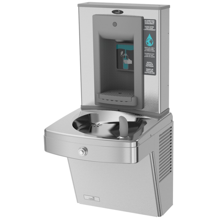 Oasis PVSBF VersaFiller Drinking Fountain Bottle Filler (PV8AC) Combo, Vandal Resistant, ADA, Stainless Steel, (Non-Refrigerated) (NEW ENERGY EFFICIENT PGVSBF WILL BE SHIPPED) Oasis PVSBF VersaFiller Drinking Fountain Bottle Filler (PV8AC) Combo, Vandal Resistant, ADA, Stainless Steel, (Non-Refrigerated) (NEW ENERGY EFFICIENT PGVSBF WILL BE SHIPPED)
