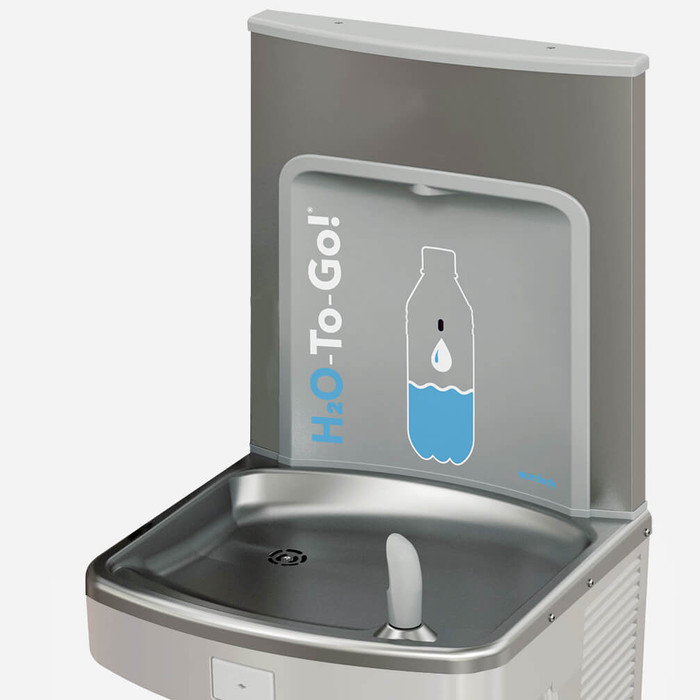 Murdock BF12R H2O to go! ADA Retro-Fit Bottle Filler, 1 GPM, Deck Mounted, Sensor Operated Murdock BF12R H2O to go! ADA Retro-Fit Bottle Filler, 1 GPM, Deck Mounted, Sensor Operated