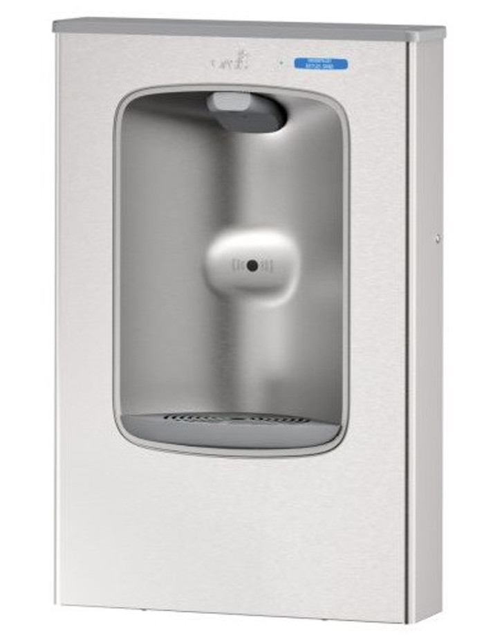 Oasis PWSMFEBF SSA STN 506325 Surface Mounted Filtered Electronic Bottle Filler Stainless Steel Alcove