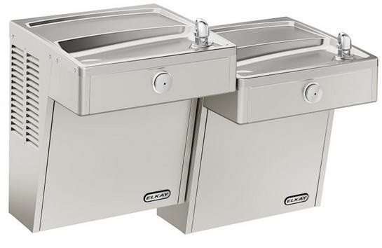Elkay VRCTL8SC Refrigerated Drinking Fountain, VandalResistant, Bi