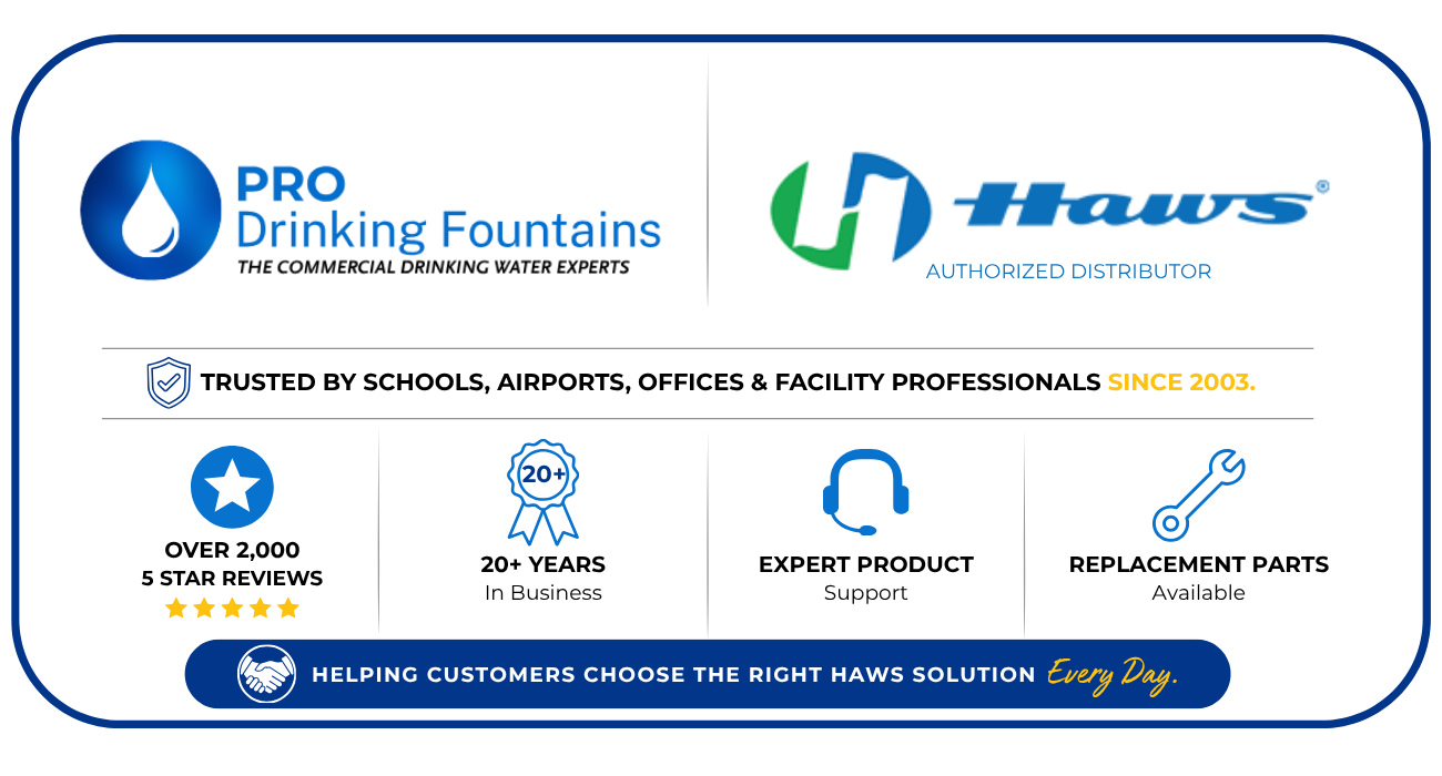 Haws Trusted, Authorized Distributor and Supplier Badge