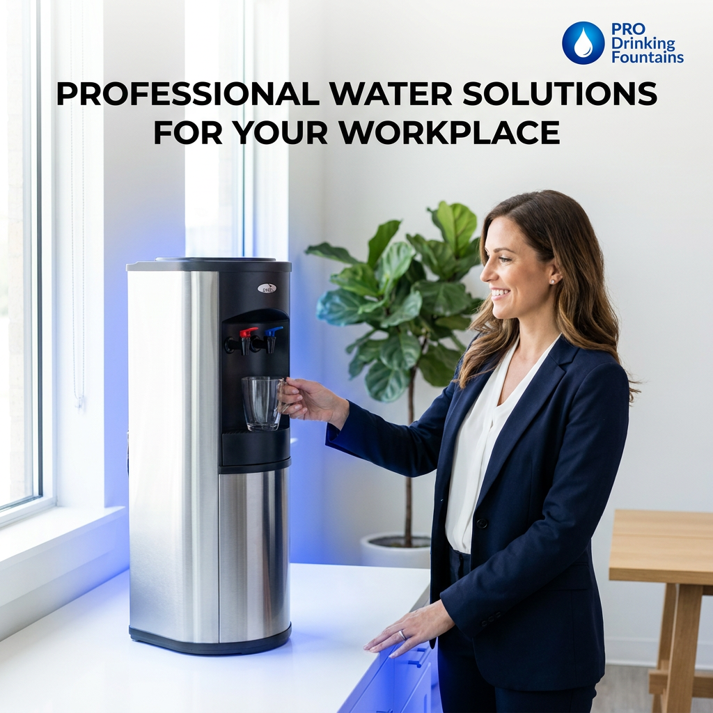 Professional office water cooler solution for workplace drinking water
