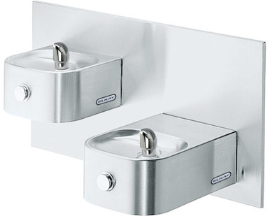 Elkay EDFPVR217C Drinking Fountain, Soft Sides, Bi-Level, Vandal