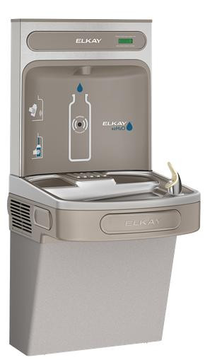 Elkay EZS8WSLK Bottle Filling Station with Single ADA Cooler, Non-Filtered, 8 GPH, Light Gray Granite