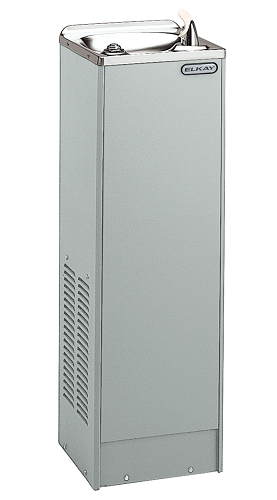 Elkay FD7003L1Z Refrigerated Drinking Fountain, Space-ette, Floor Mounted 3.0 GPH Water Cooler, Non-