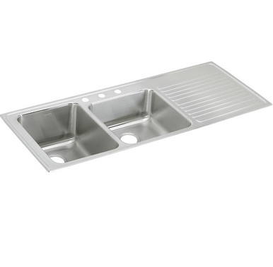 Single Kitchen Sink with small Drainboard (S7540B) – Top Light