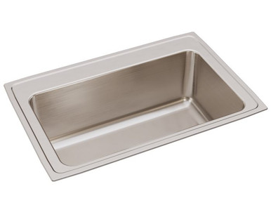 Sink Below EA3枚セット ティーカップ Elkay DLRS3322120 Lustertone Single Bowl Drop-in Sink