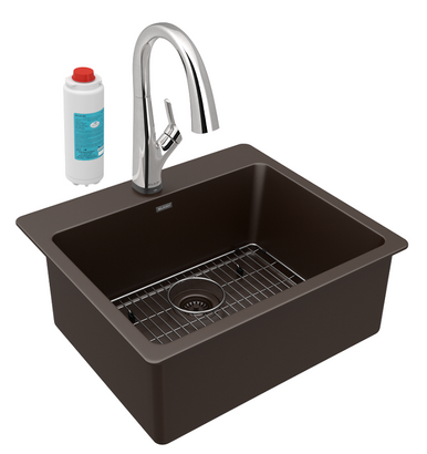 Elkay ELG2522MC0FLC Quartz Classic Single Bowl Sink