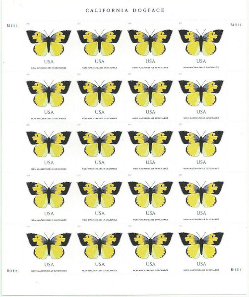California Dogface Butterfly Forever First Class Postage Stamps - Mailboxes of Flushing