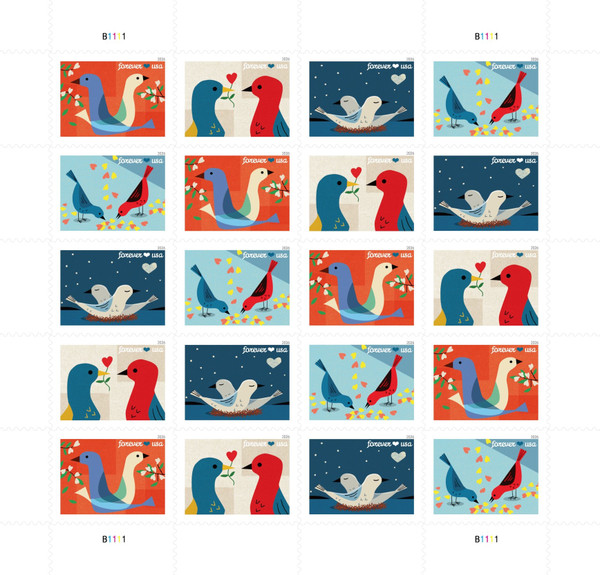 2026 USPS Love Forever Postage Stamps