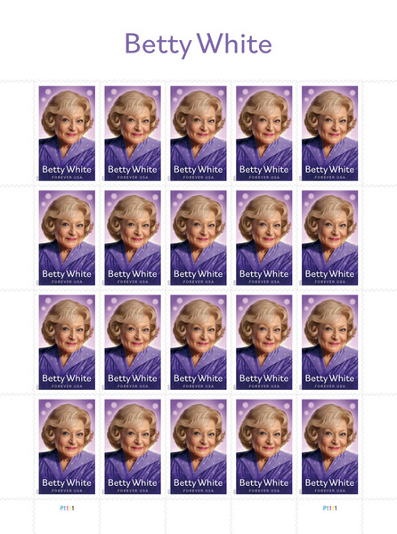 Betty White Forever Postage Stamps