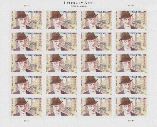 Literary Arts Saul Bellow Three Ounce Forever First Class Postage Stamps Perfect for sending CDs