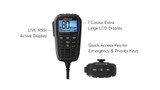 EXG3000-TPK Vehicle Remote Mount UHF CB Radio with Antenna Kit