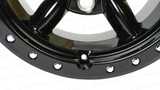 Defender 5-Pipe Alloy Rim, 8x16 Gloss Black