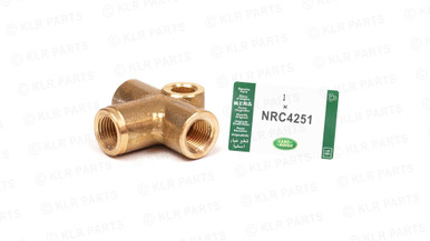 3-Way Brake Line Tee Piece – Fits Land Rover Defender / Range Rover Classic (1984+, NRC4251)