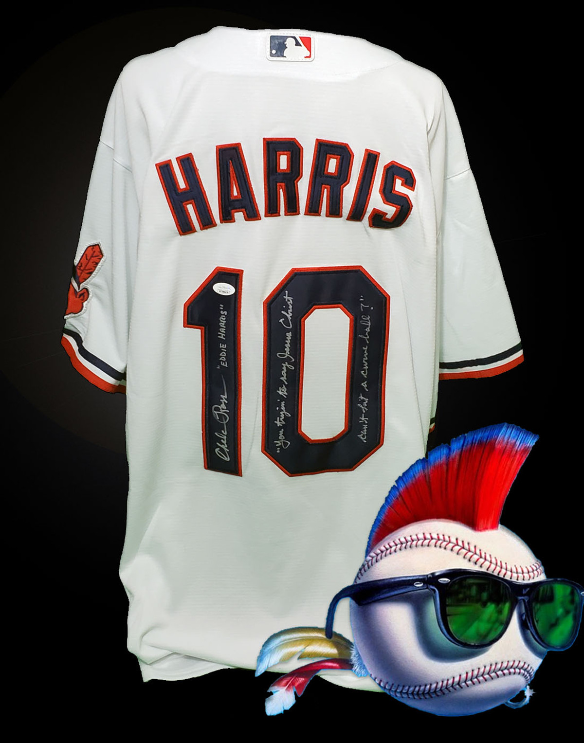 Charlie Sheen Major League Signed Jersey