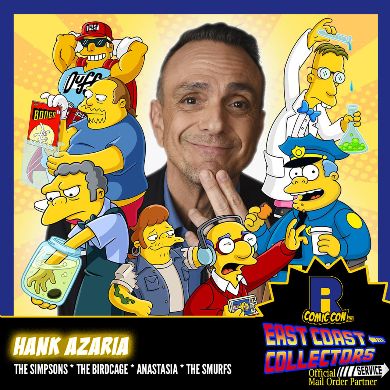 Hank Azaria Pre-Order Autograph