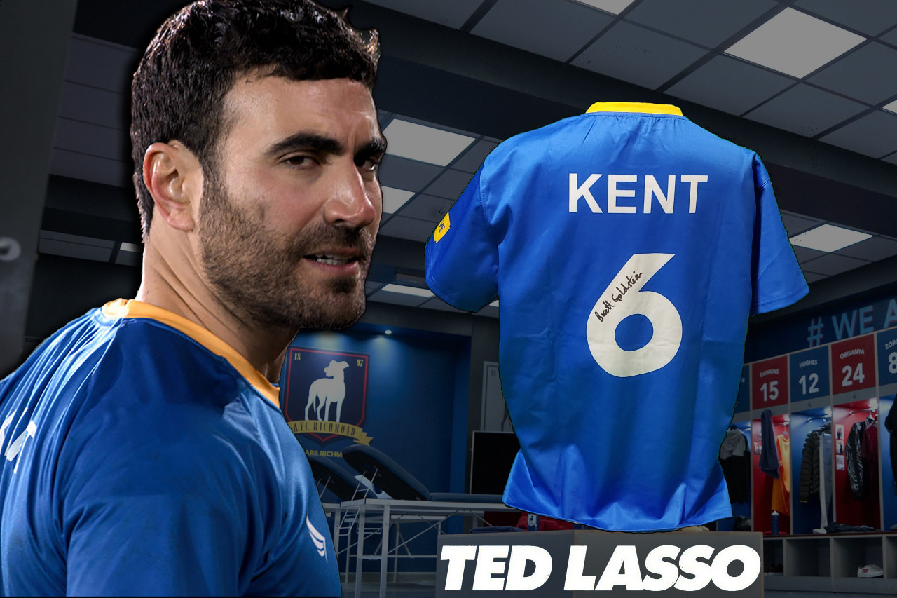Brett Goldstein Autographed Ted Lasso Jersey