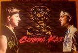 Cobra Kai Dual Autographed 12x18 Photo