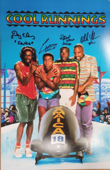 Cool Runnings Cast Autographed 11x17 Mini Poster