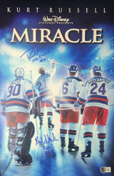 Patrick O'Brien Demsey & Billy Schneider Autographed Disney's Miracle 11x17 Mini Poster 2