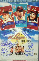 League of Their Own Autographed 11x17 Mini Poster