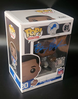 Barry Sanders Autographed Funko Pop