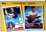 Sal & Drew Butera Autographed Custom Combo 8x10 Photo Card