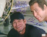 Chevy Chase & Burton Gilliam Autographed Fletch 11x14 Photo
