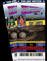Jose Canseco Pre-Order Autograph