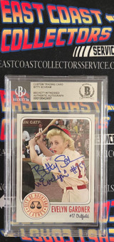 Bitty Schram Autographed League of their Own Baseball Card