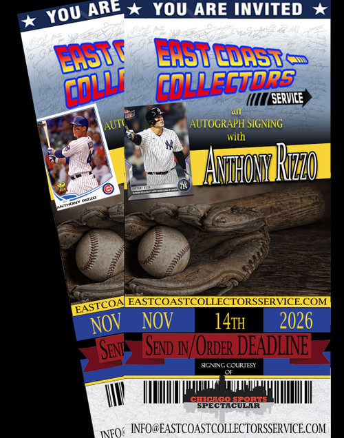 Anthony Rizzo Pre-Order Autograph