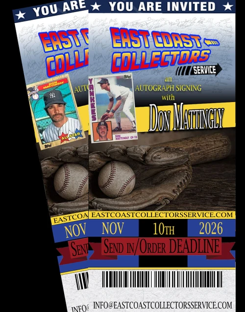 Don Mattingly Pre-Order Autograph