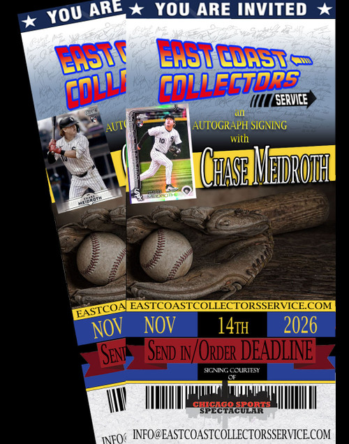 Chase Meidroth Pre-Order Autograph