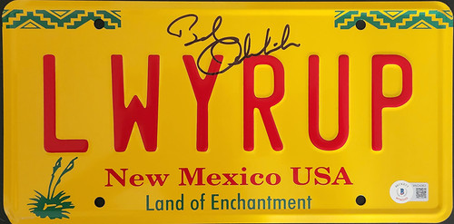 Bob Odenkirk Autographed License Plate