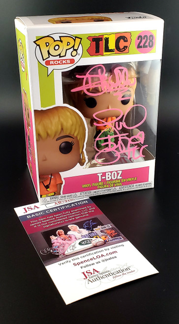 TLC Autographed Dual Signed Funko Pop